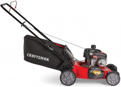 Craftsman 3 in 1 Gasoline-powered Push Lawn Mower with Bagger M105 140cc 21-Inch