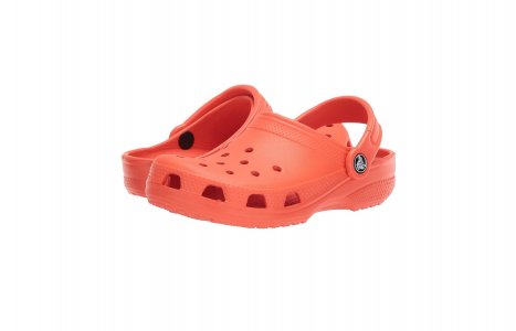 Crocs Unisex Adult Men's and Women's Classic Tangerine Clog Water-proof Comfy Slip on Shoes