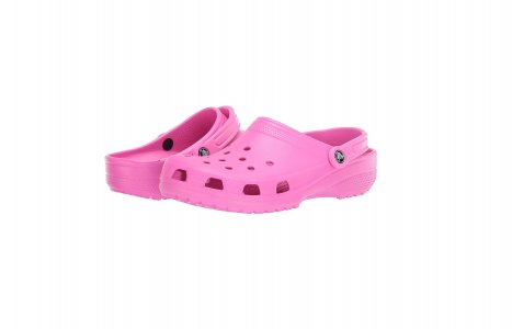 Crocs Unisex Adult Men's and Women's Classic Electric Pink Clog Water-proof Comfy Slip on Shoes