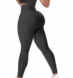 High Waist Booty Lifting Anti-Cellulite Fitness Tights for Women Yoga Pants Stomach Control Leggings Snug