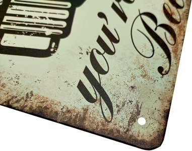 Stop Trying to Make Everyone Happy, Youre Not Beer Bar Sign Man Cave Sign | Funny Home Decor Mancave Bar Decor Metal Sign 8x12 Inches